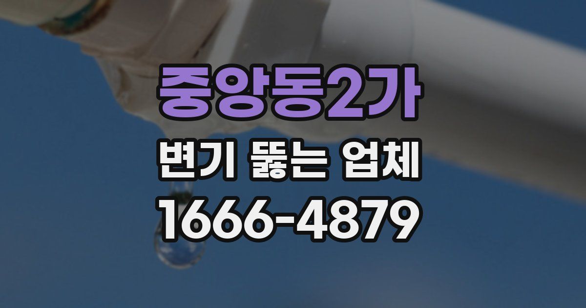중앙동2가 변기 뚫는 업체