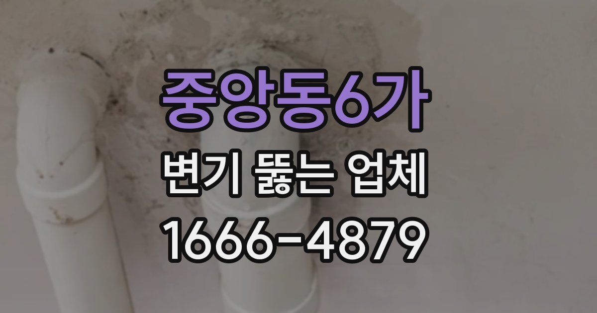 중앙동6가 변기 뚫는 업체