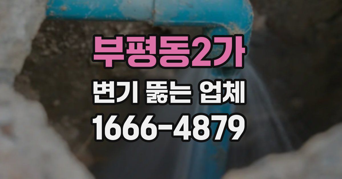 부평동2가 변기 뚫는 업체