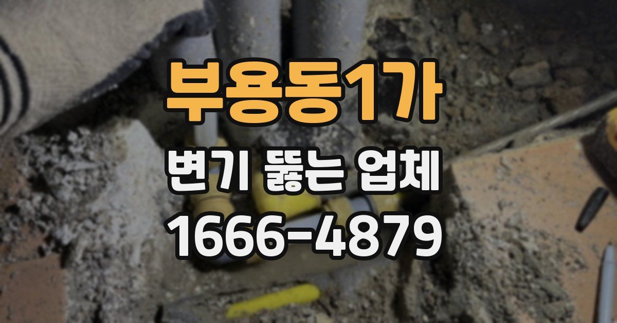 부용동1가 변기 뚫는 업체
