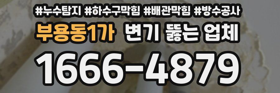 부용동1가 변기 뚫는 업체