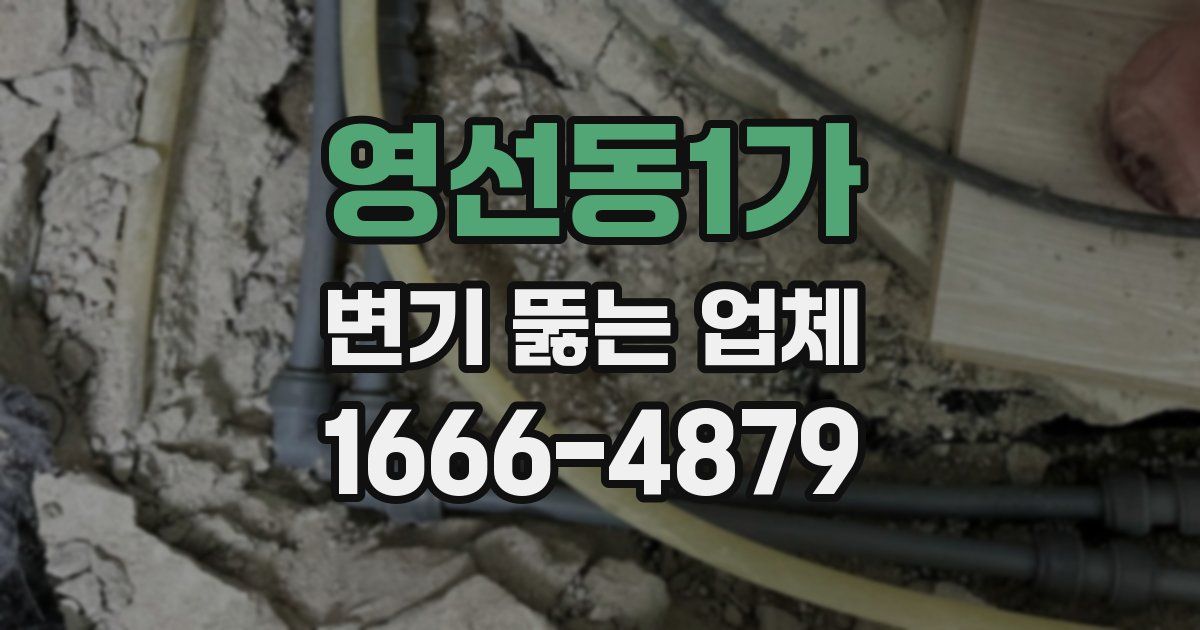 영선동1가 변기 뚫는 업체