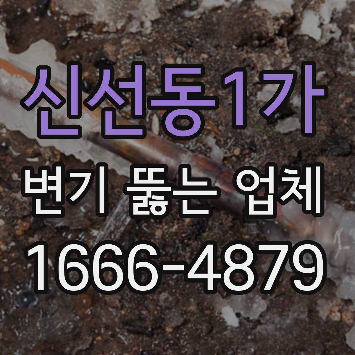 신선동1가 변기 뚫는 업체