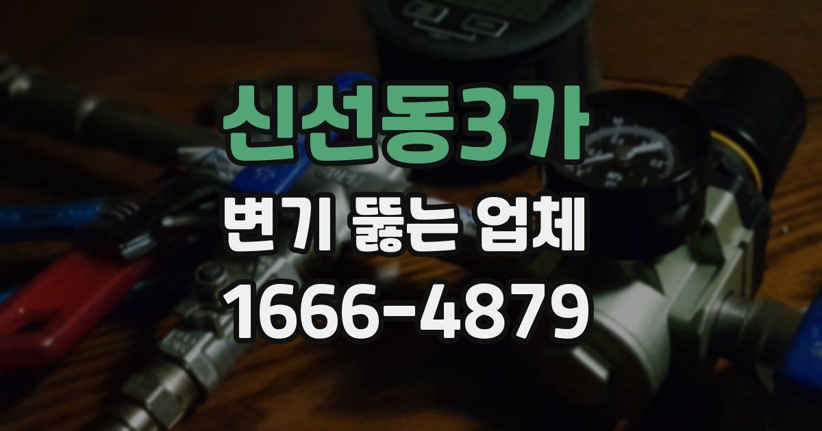 신선동3가 변기 뚫는 업체