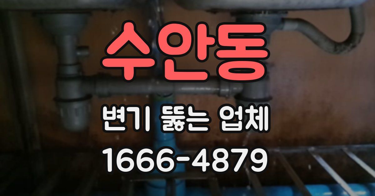 수안동 변기 뚫는 업체