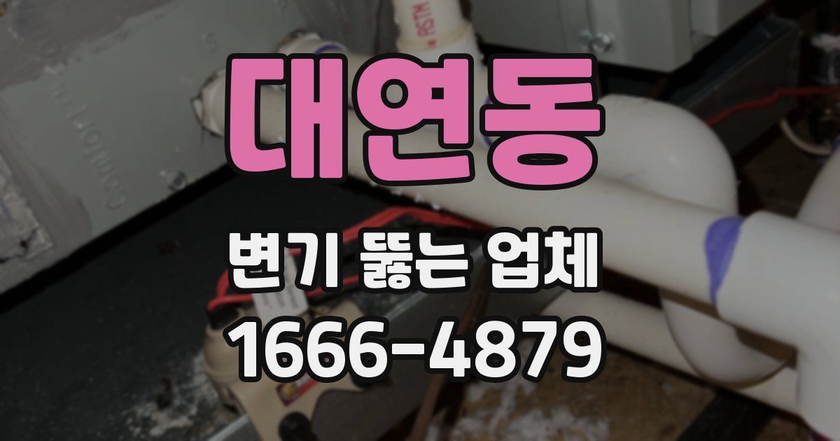 대연동 변기 뚫는 업체