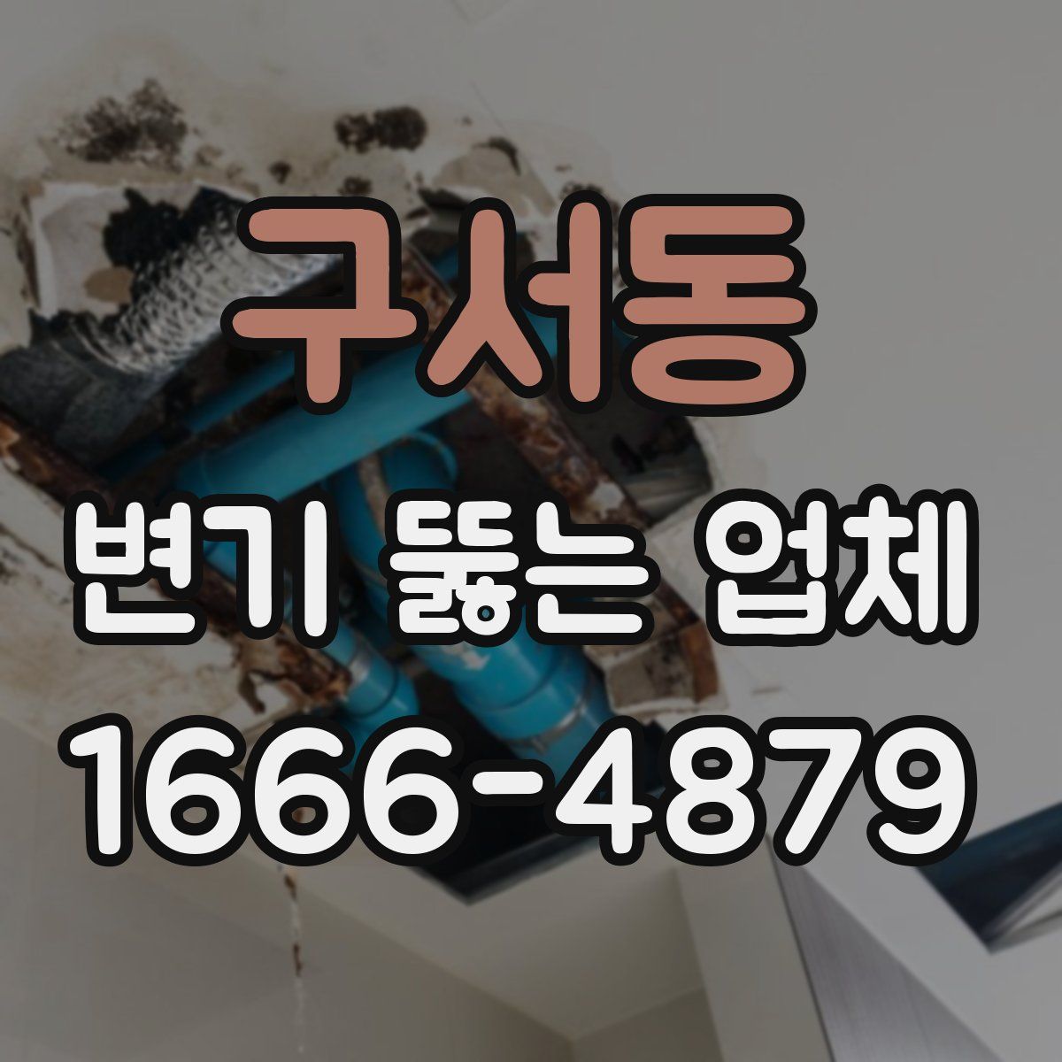 구서동 변기 뚫는 업체