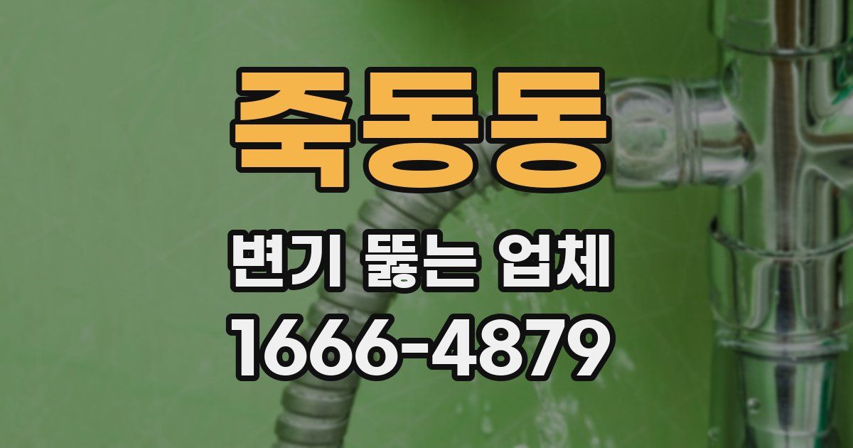 죽동동 변기 뚫는 업체