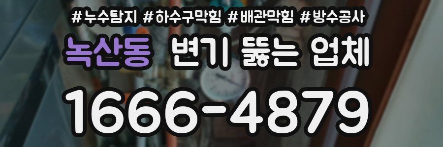 녹산동 변기 뚫는 업체