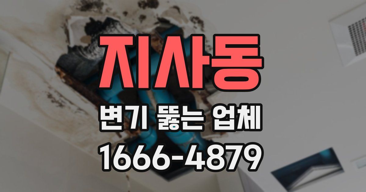 지사동 변기 뚫는 업체