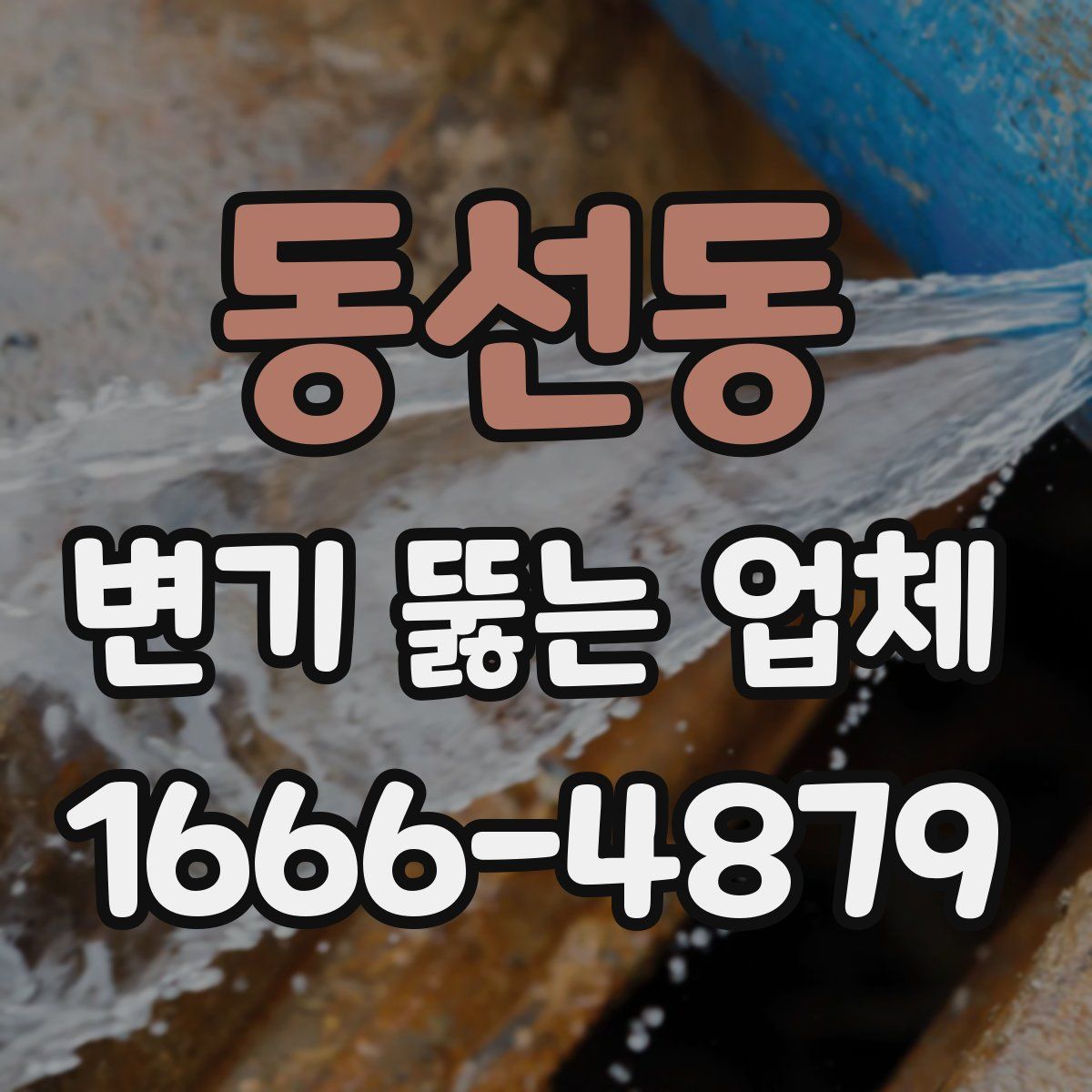 동선동 변기 뚫는 업체