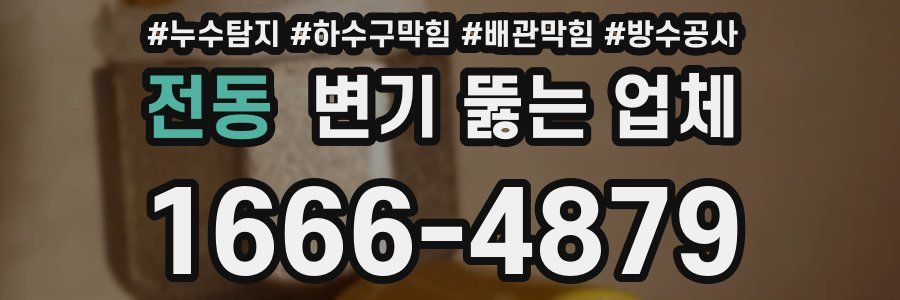 전동 변기 뚫는 업체