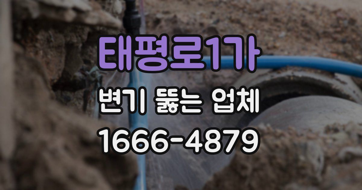 태평로1가 변기 뚫는 업체