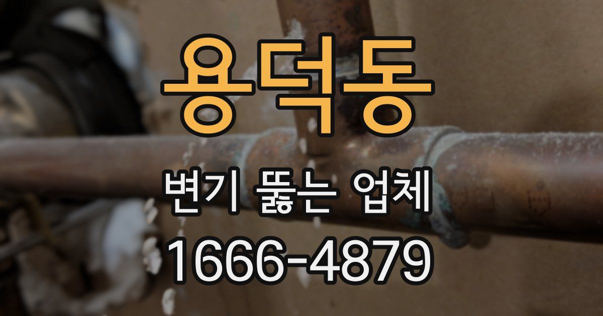 용덕동 변기 뚫는 업체