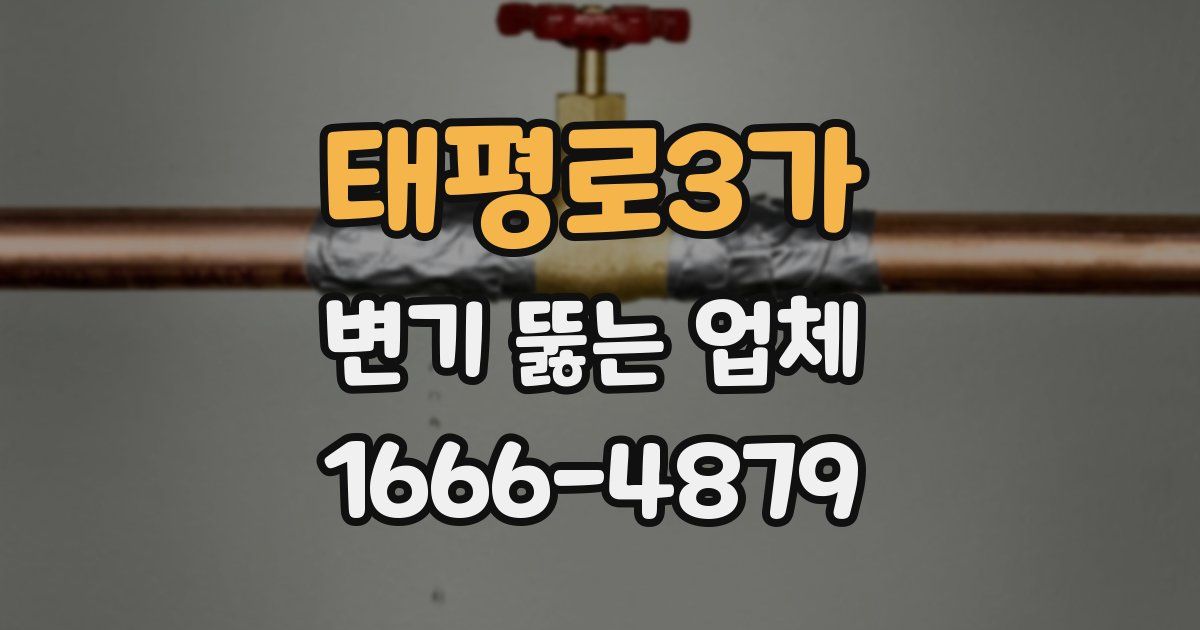 태평로3가 변기 뚫는 업체