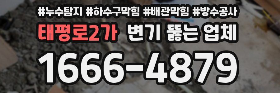 태평로2가 변기 뚫는 업체