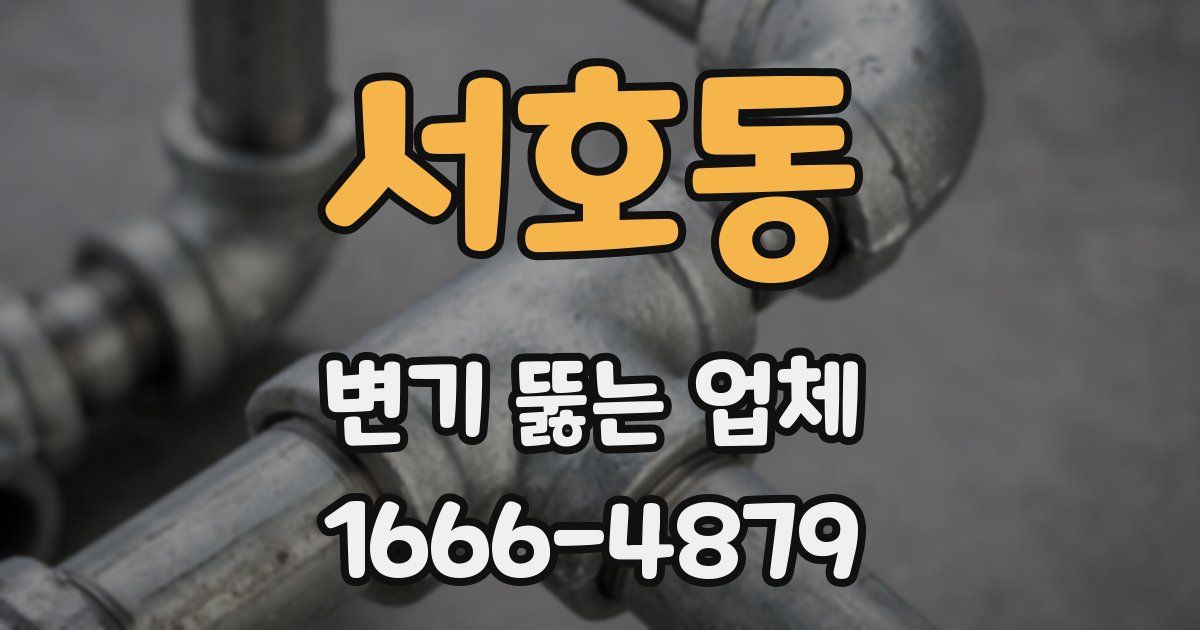 서호동 변기 뚫는 업체