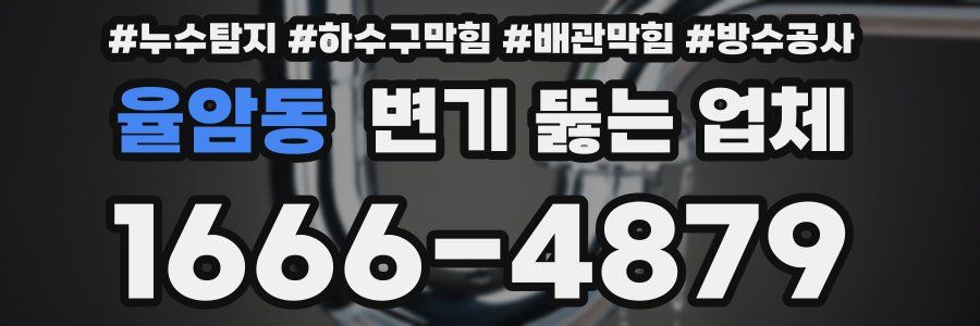 율암동 변기 뚫는 업체