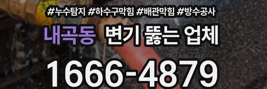 내곡동 변기 뚫는 업체
