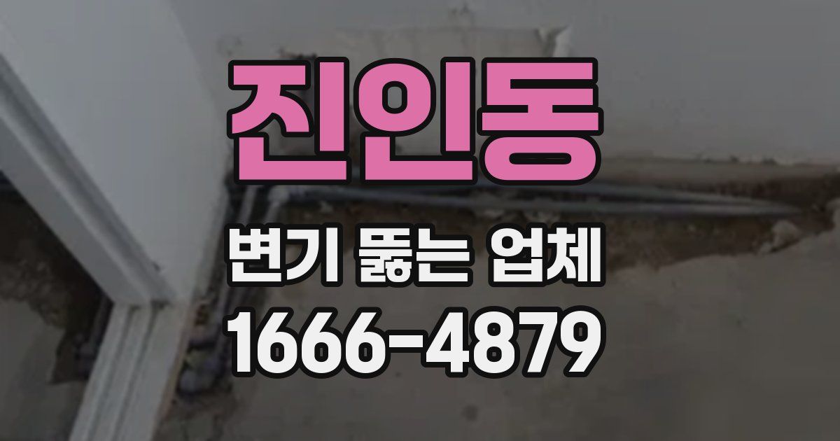 진인동 변기 뚫는 업체