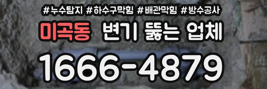미곡동 변기 뚫는 업체