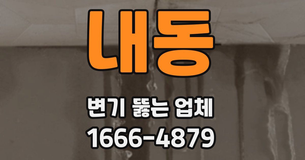 내동 변기 뚫는 업체