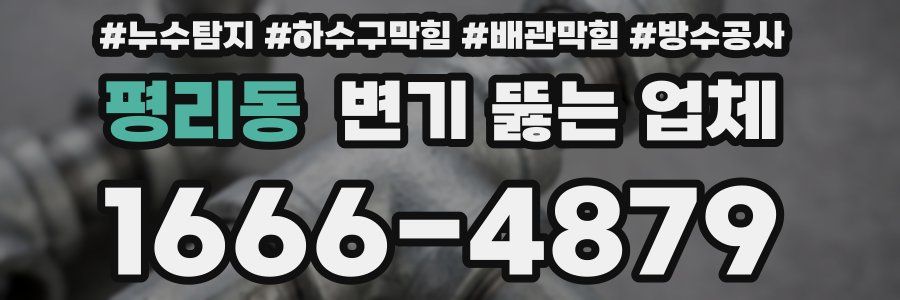 평리동 변기 뚫는 업체
