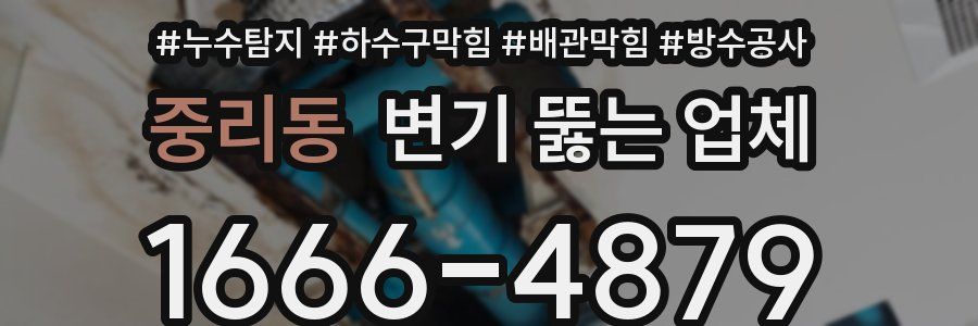 중리동 변기 뚫는 업체