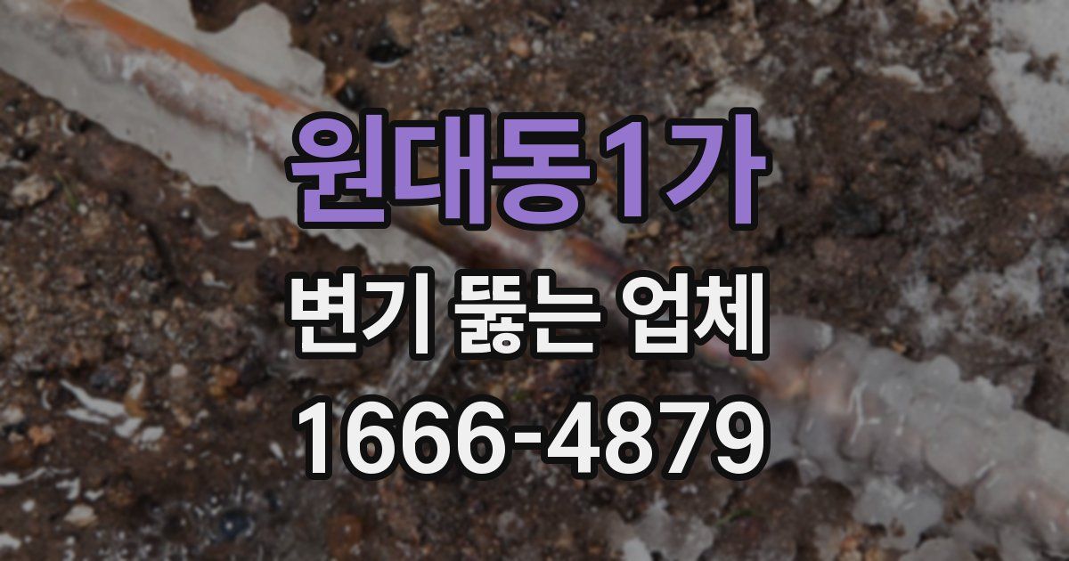 원대동1가 변기 뚫는 업체