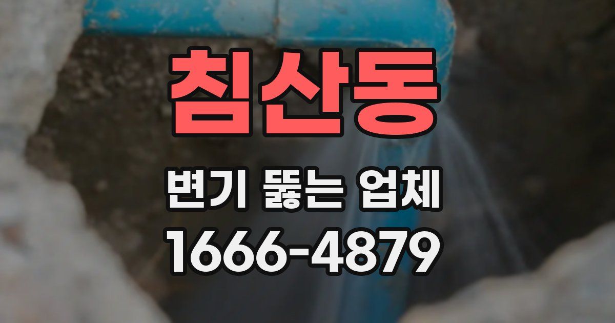 침산동 변기 뚫는 업체