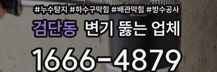 검단동 변기 뚫는 업체