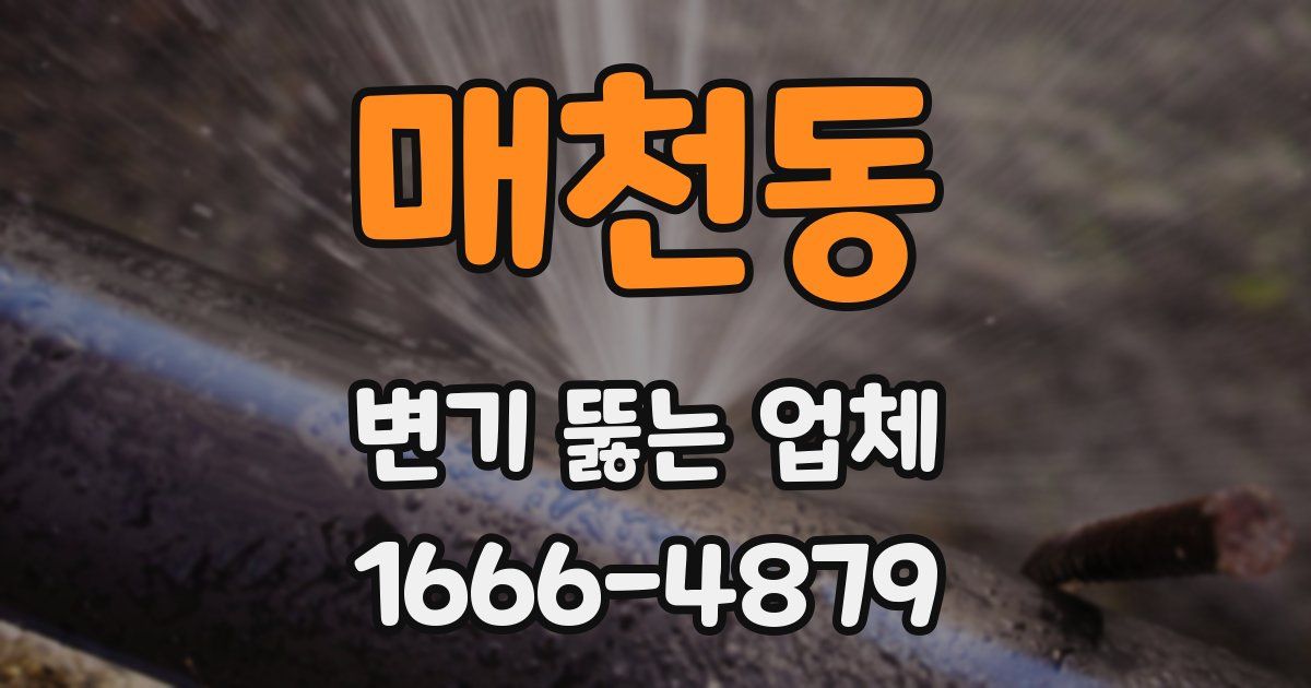 매천동 변기 뚫는 업체