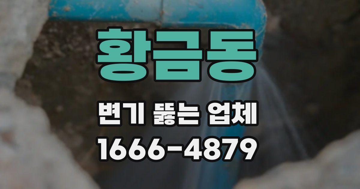 황금동 변기 뚫는 업체