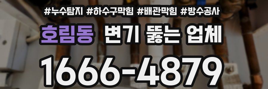 호림동 변기 뚫는 업체