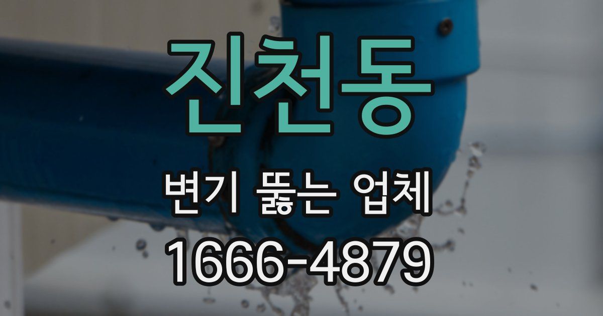 진천동 변기 뚫는 업체