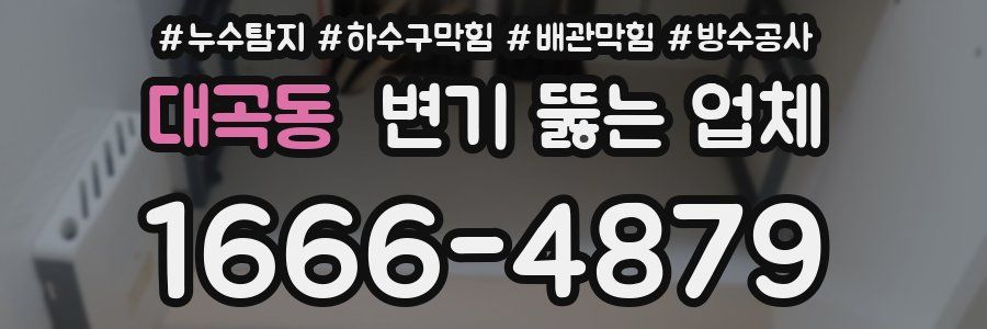 대곡동 변기 뚫는 업체
