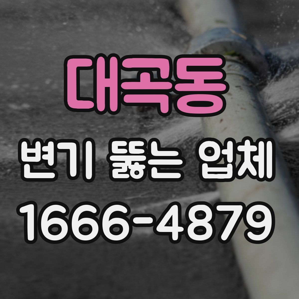 대곡동 변기 뚫는 업체