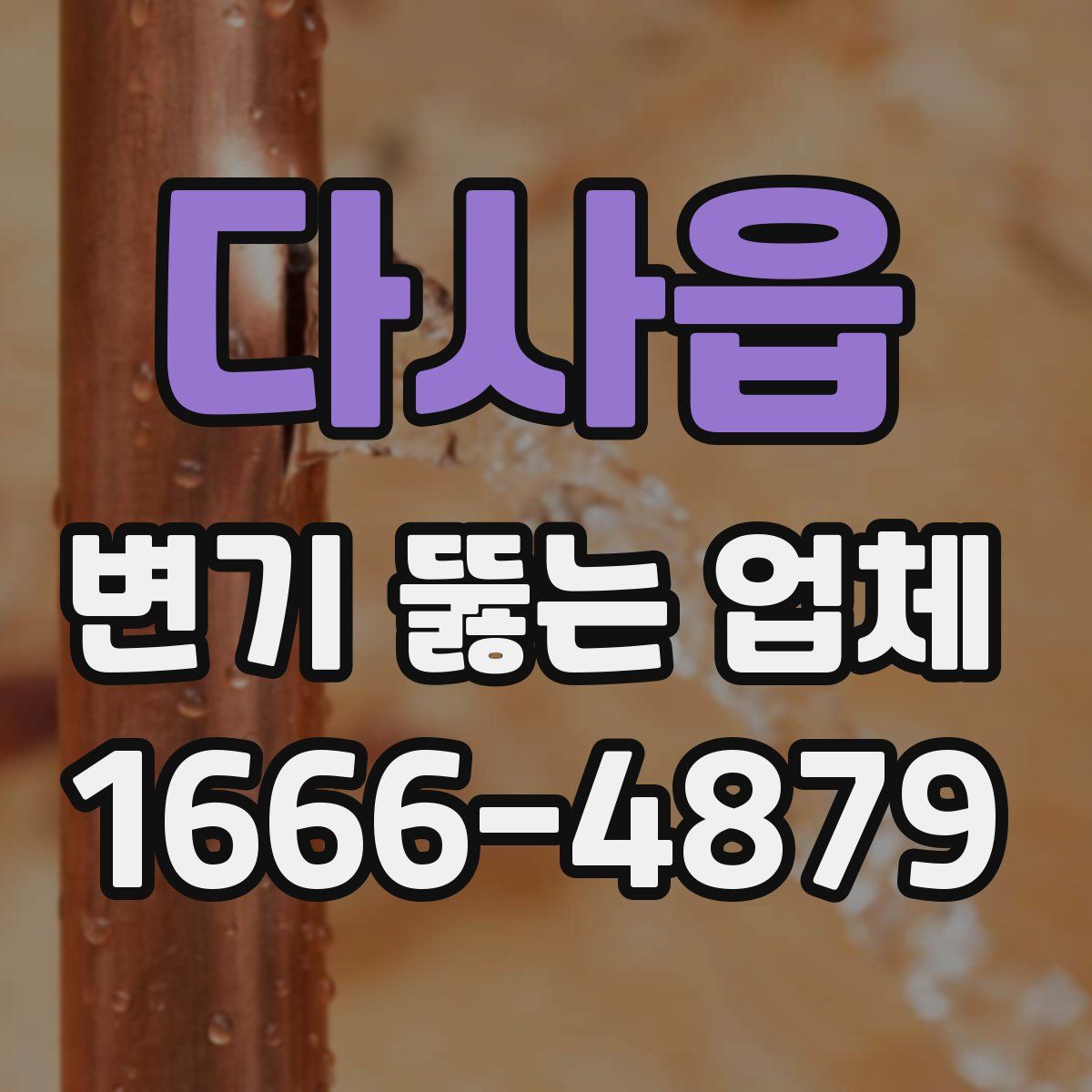 다사읍 변기 뚫는 업체