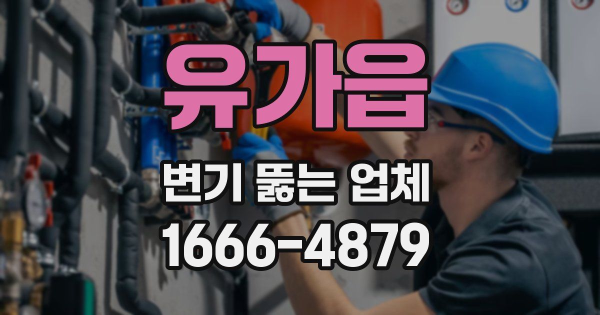 유가읍 변기 뚫는 업체
