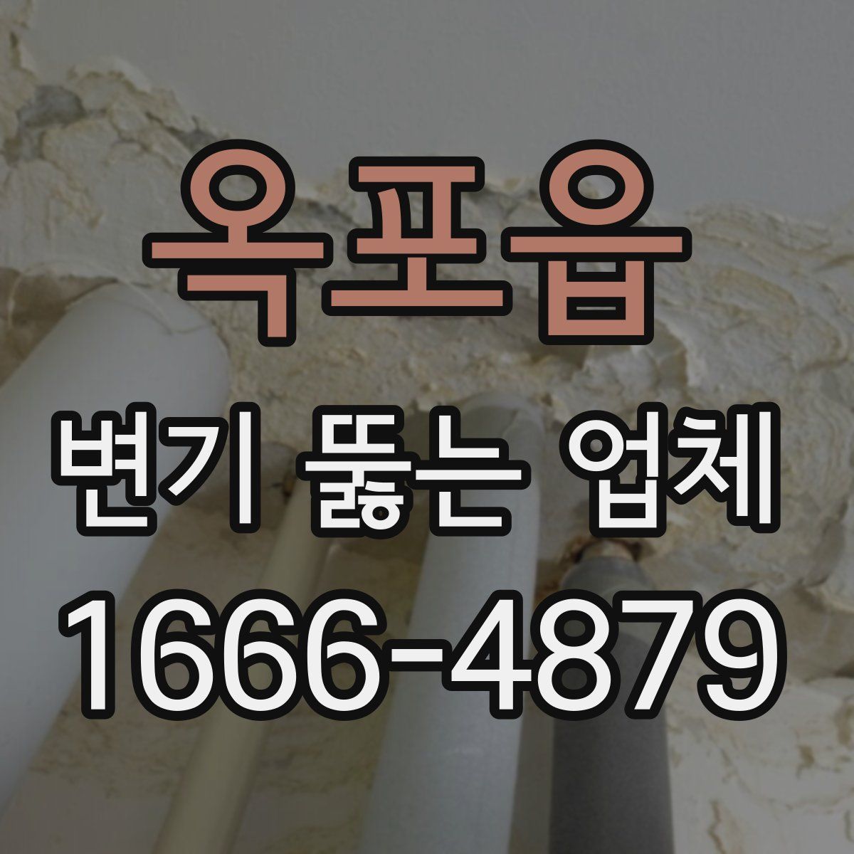 옥포읍 변기 뚫는 업체