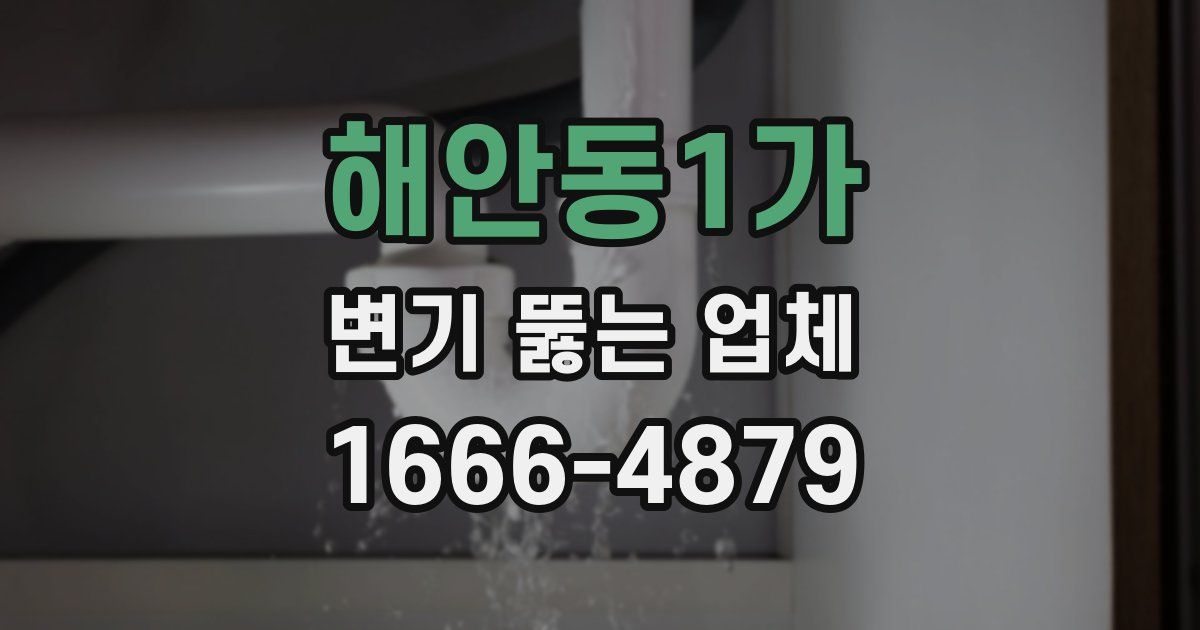 해안동1가 변기 뚫는 업체