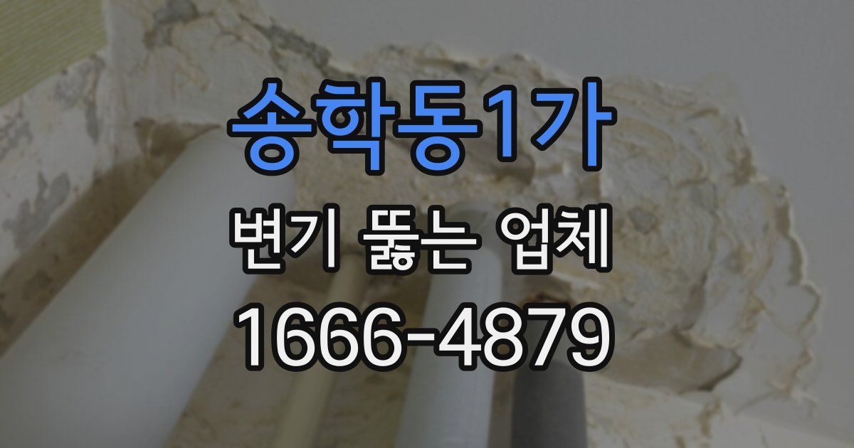 송학동1가 변기 뚫는 업체