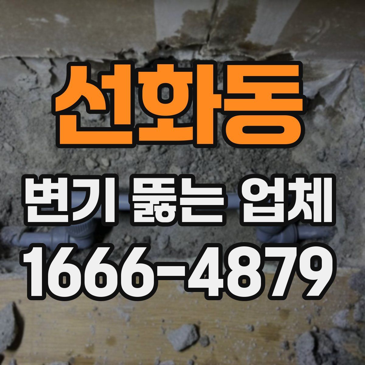 선화동 변기 뚫는 업체