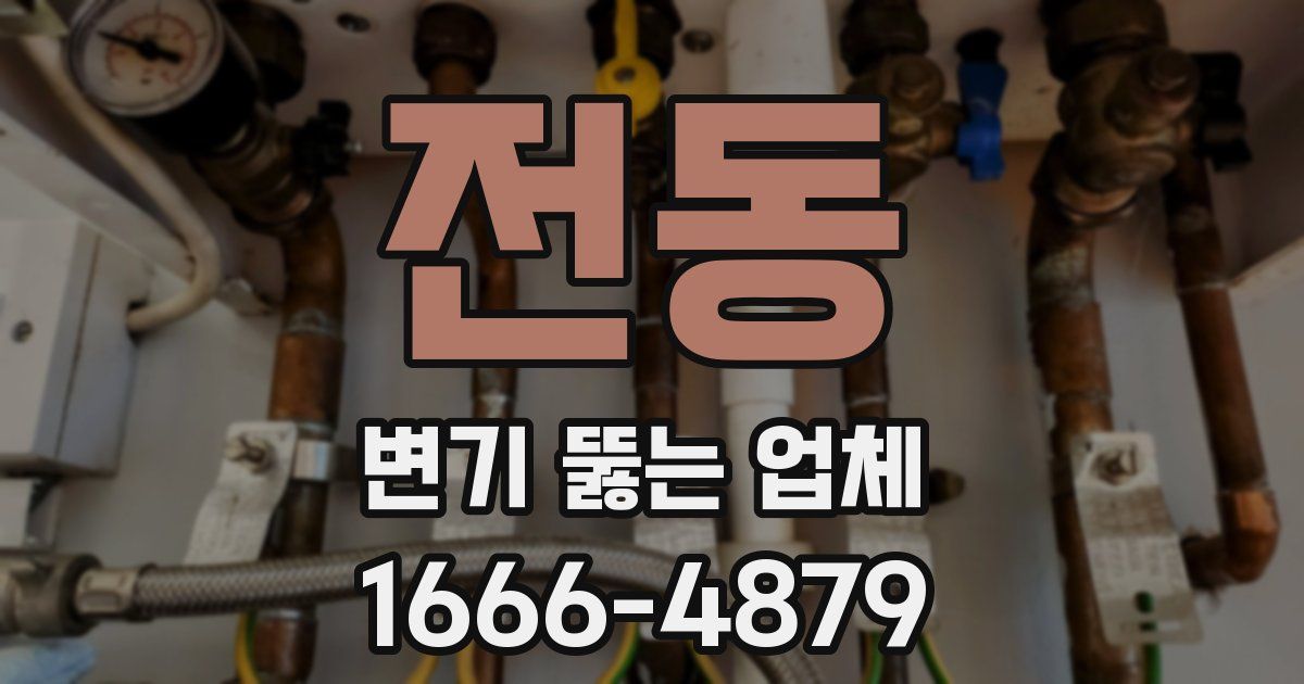 전동 변기 뚫는 업체
