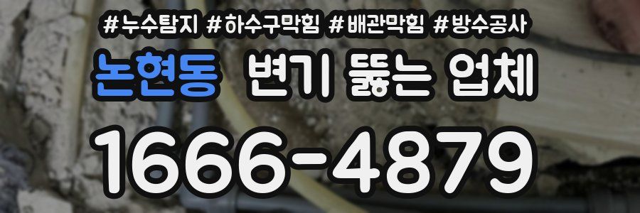 논현동 변기 뚫는 업체