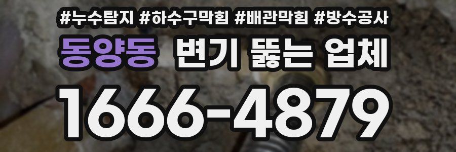 동양동 변기 뚫는 업체