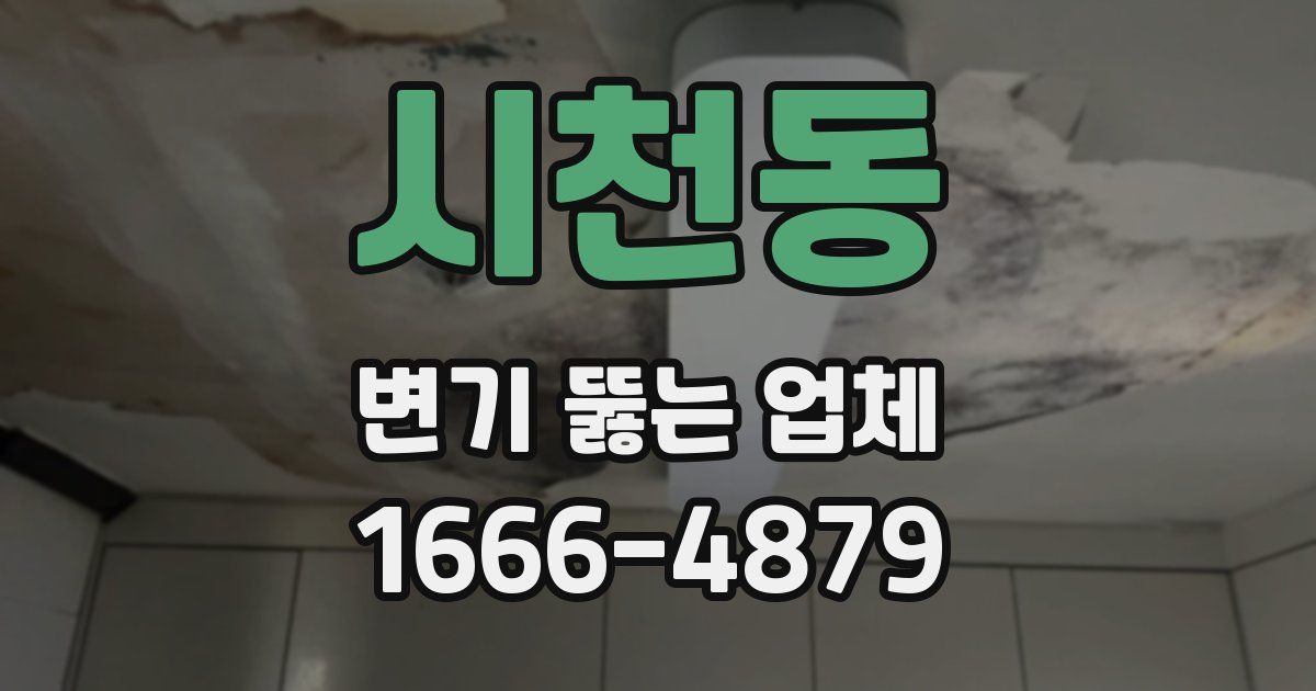 시천동 변기 뚫는 업체