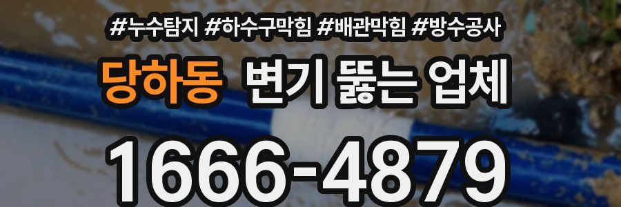 당하동 변기 뚫는 업체