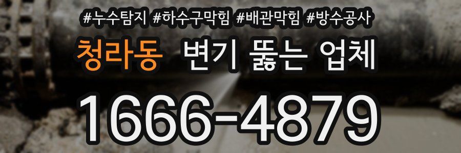 청라동 변기 뚫는 업체