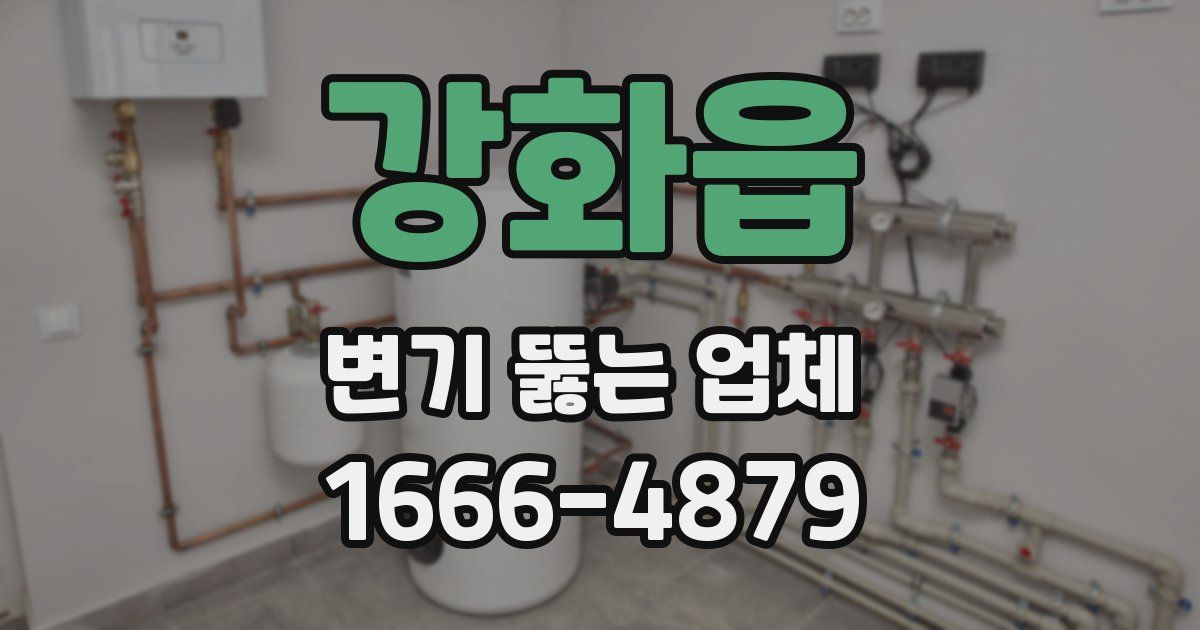 강화읍 변기 뚫는 업체